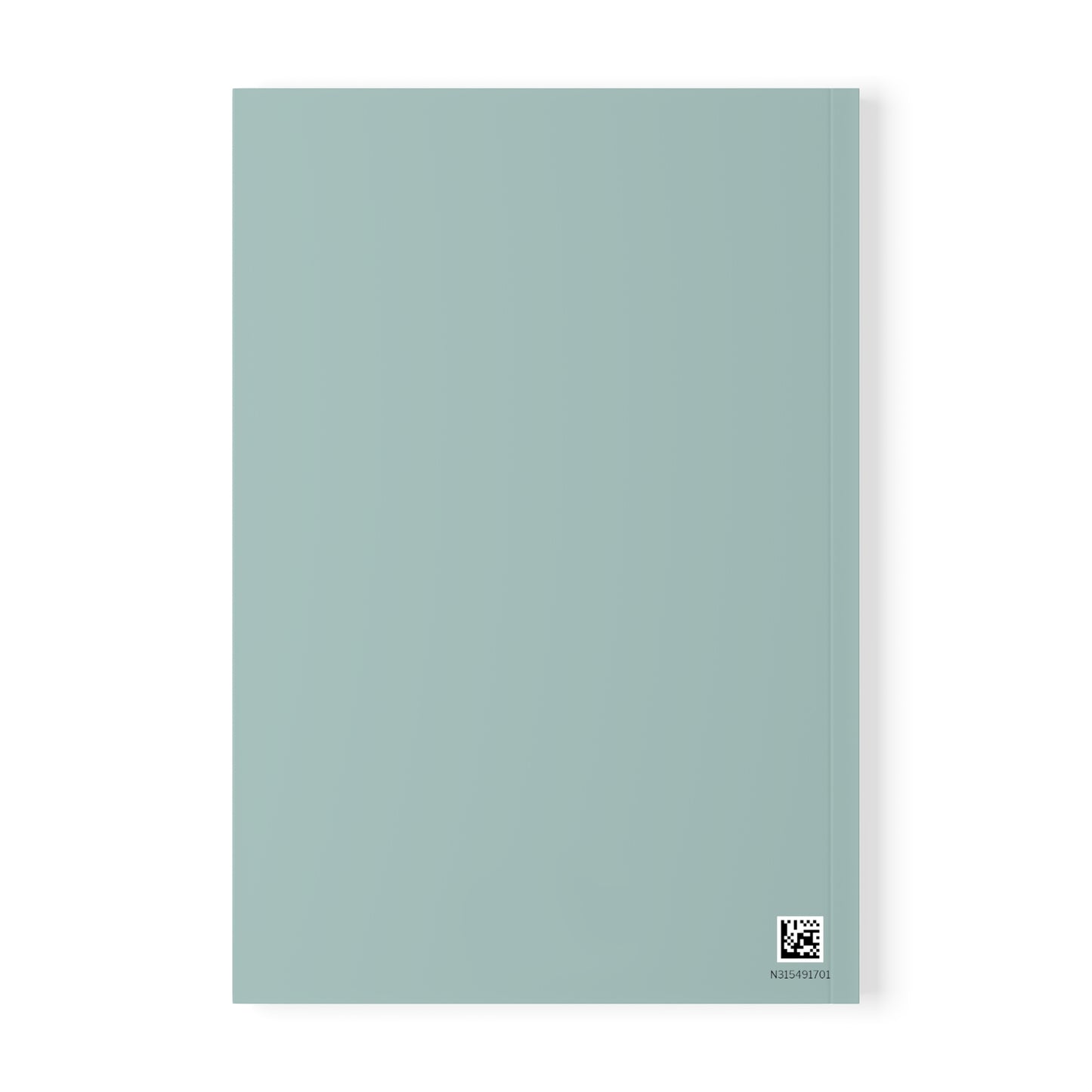 A5 Softcover Notebook — "Ownership: You broke it, you fix it. Alone." Minimal Teal Journal for Accountability & Work Notes