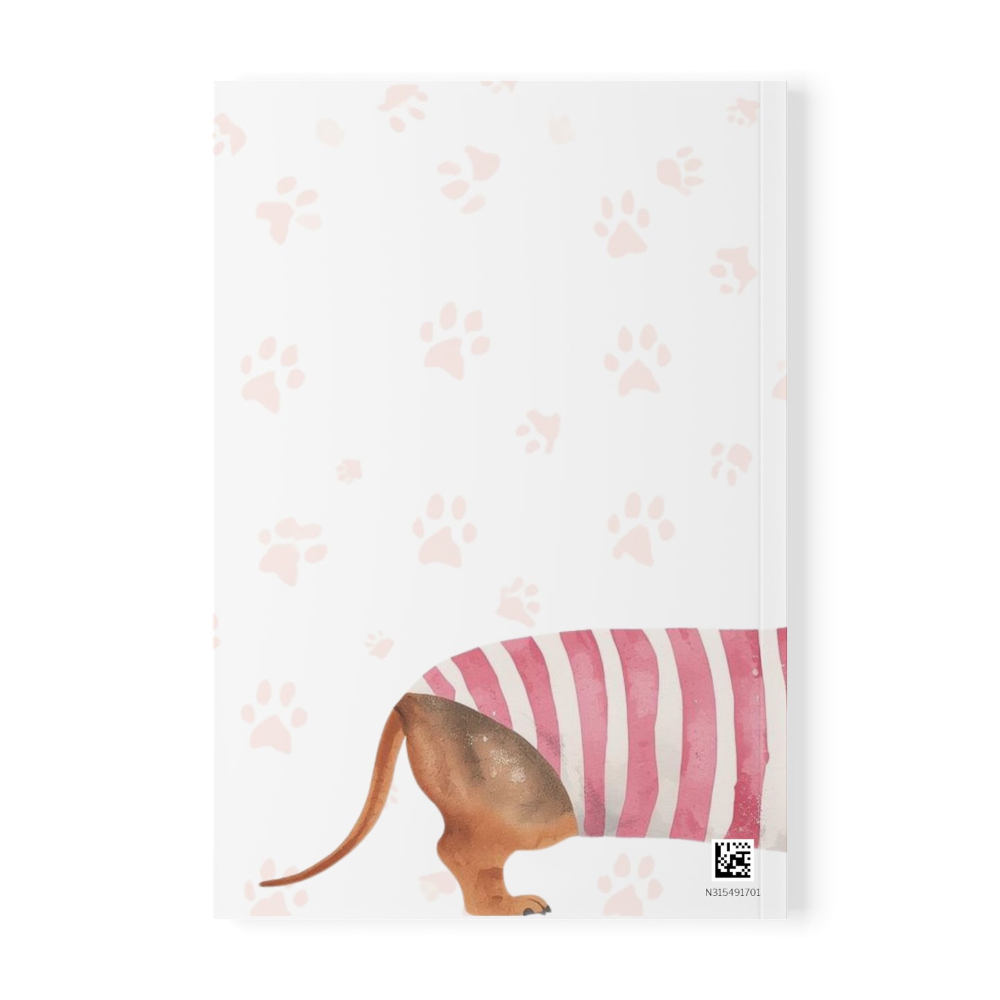 A5 Softcover Dachshund Notebook - "Little legs, big attitude".