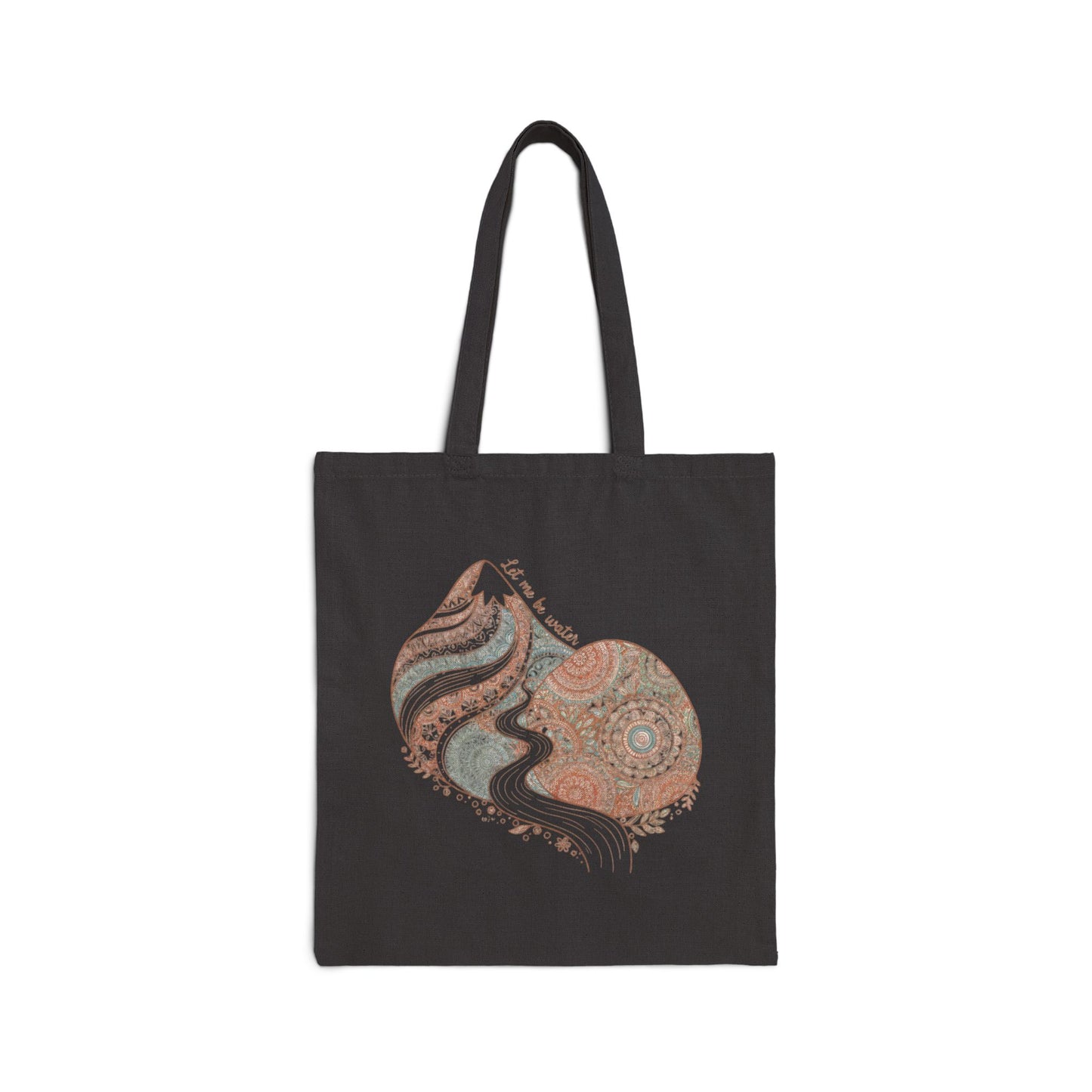 Handcrafted Mandala Paisley Tote | Boho canvas bag, artisanal boho prints