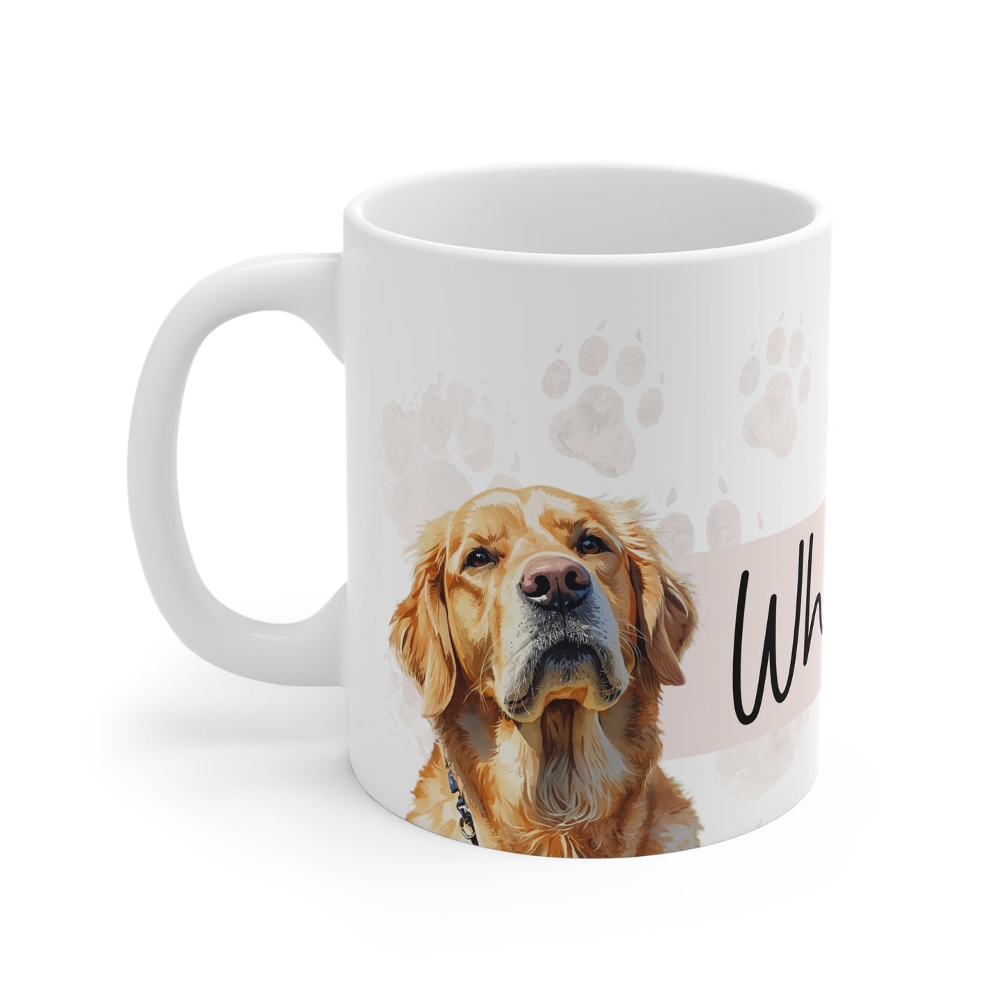 'Who Me?' Mug - Golden retriever mug
